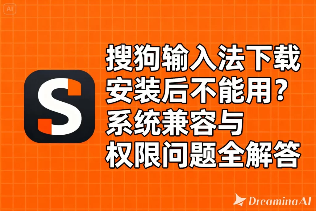 搜狗输入法下载安装后不能用？系统兼容与权限问题全解答