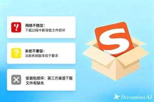 搜狗输入法下载失败一直卡住？最常见原因与快速修复方法