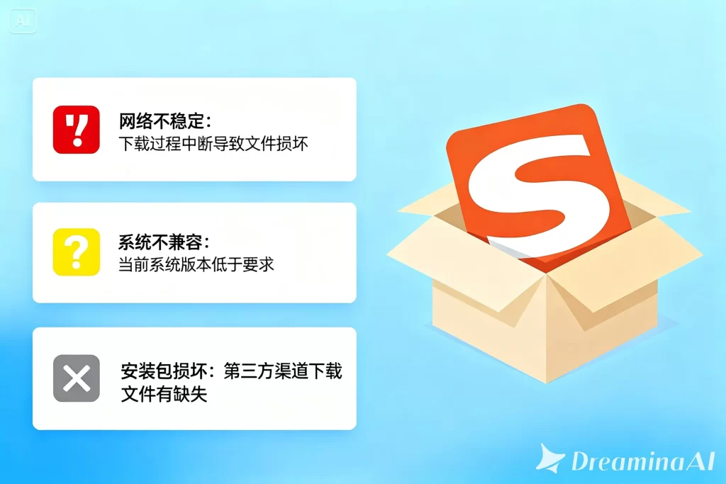 搜狗输入法下载完无反应？常见安装失败原因与处理步骤